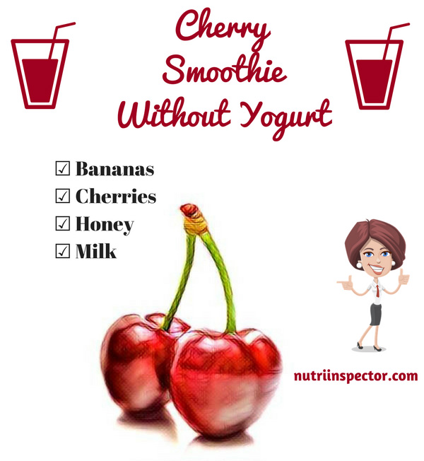 Cherry Smoothie Without Yogurt