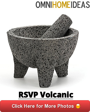 RSVP Volcanic Stone Molcajete