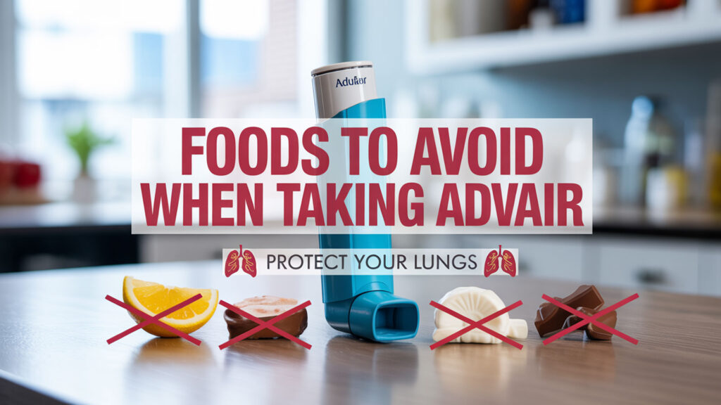 foods to avoid when taking advair